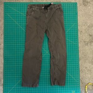 Men’s gramicci 100% cotton climbing pants size small